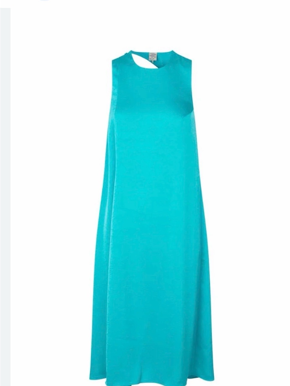 Baum und pferdgarten Coctail Sleeveless Teal Shift Dress with High Neck NWT